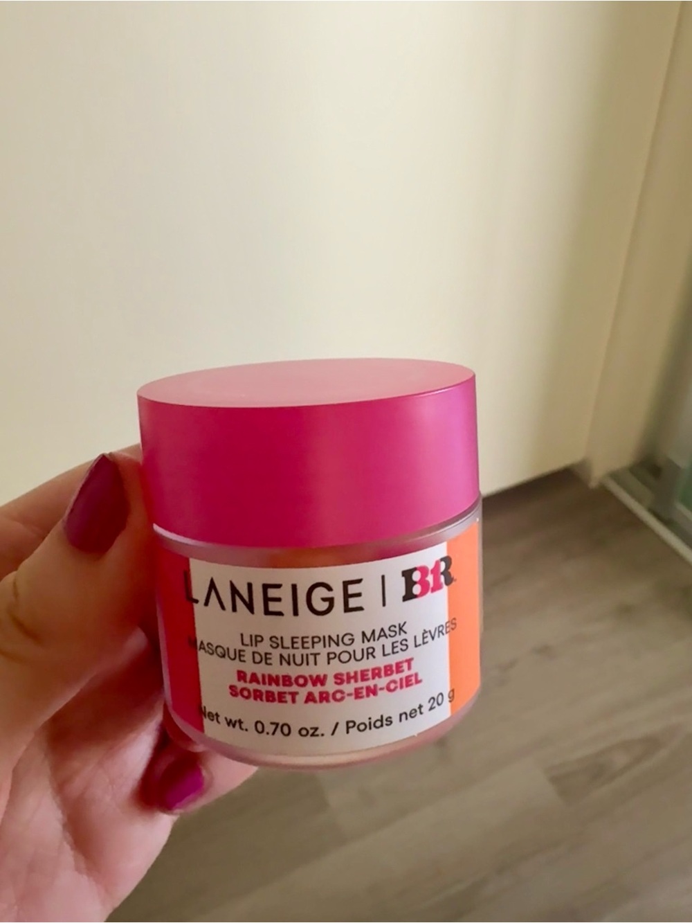LANEIGE Rainbow Sherbet Sorbet Baskin Robbins Lip Sleeping Mask